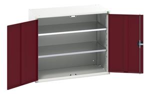 16926247.** verso shelf cupboard with 2 shelves. WxDxH: 1050x550x900mm. RAL 7035/5010 or selected